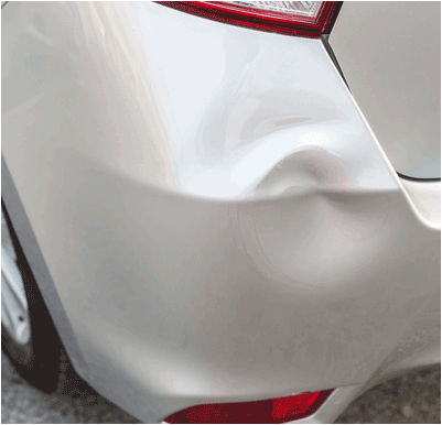 Car with Dent in San Antonio