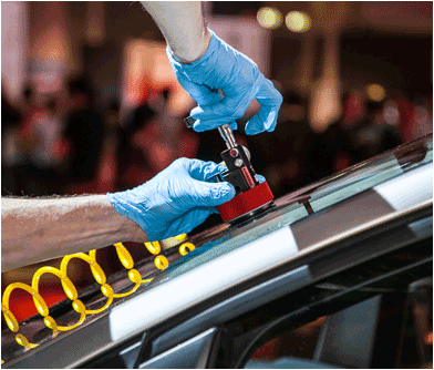 Windshield Being Repaired in San Antonio